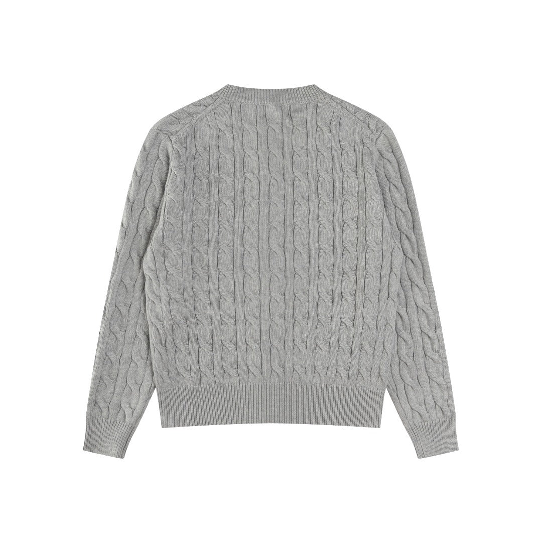 Kabelgebreid Katoenen Vest