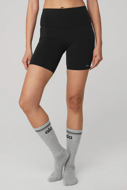 Unisex retro sokken grijs/zwart