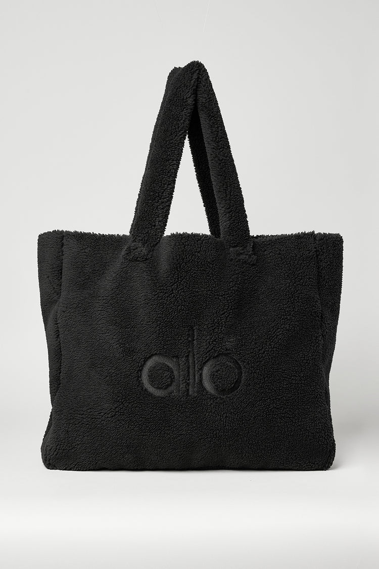 Foxy Sherpa Tote - Zwart