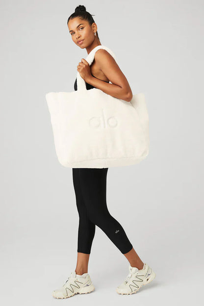 Foxy Sherpa Tote Wit