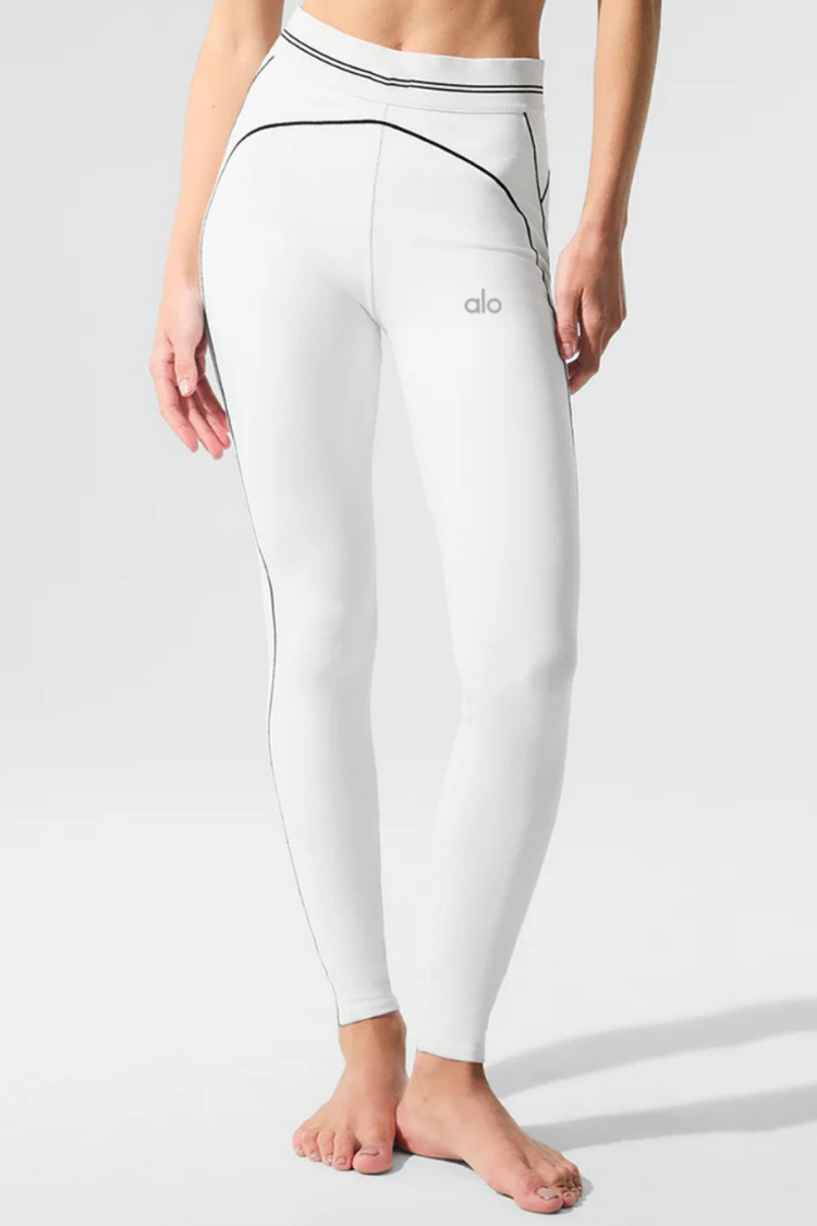 Leggings en bh met airbrushprint - SET - Zwart