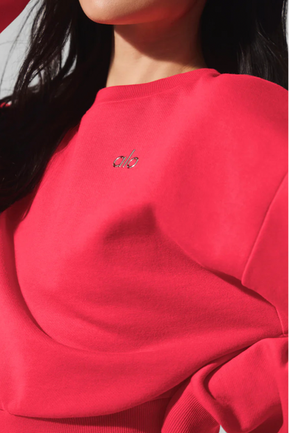 Cropped Accolade Crewneck