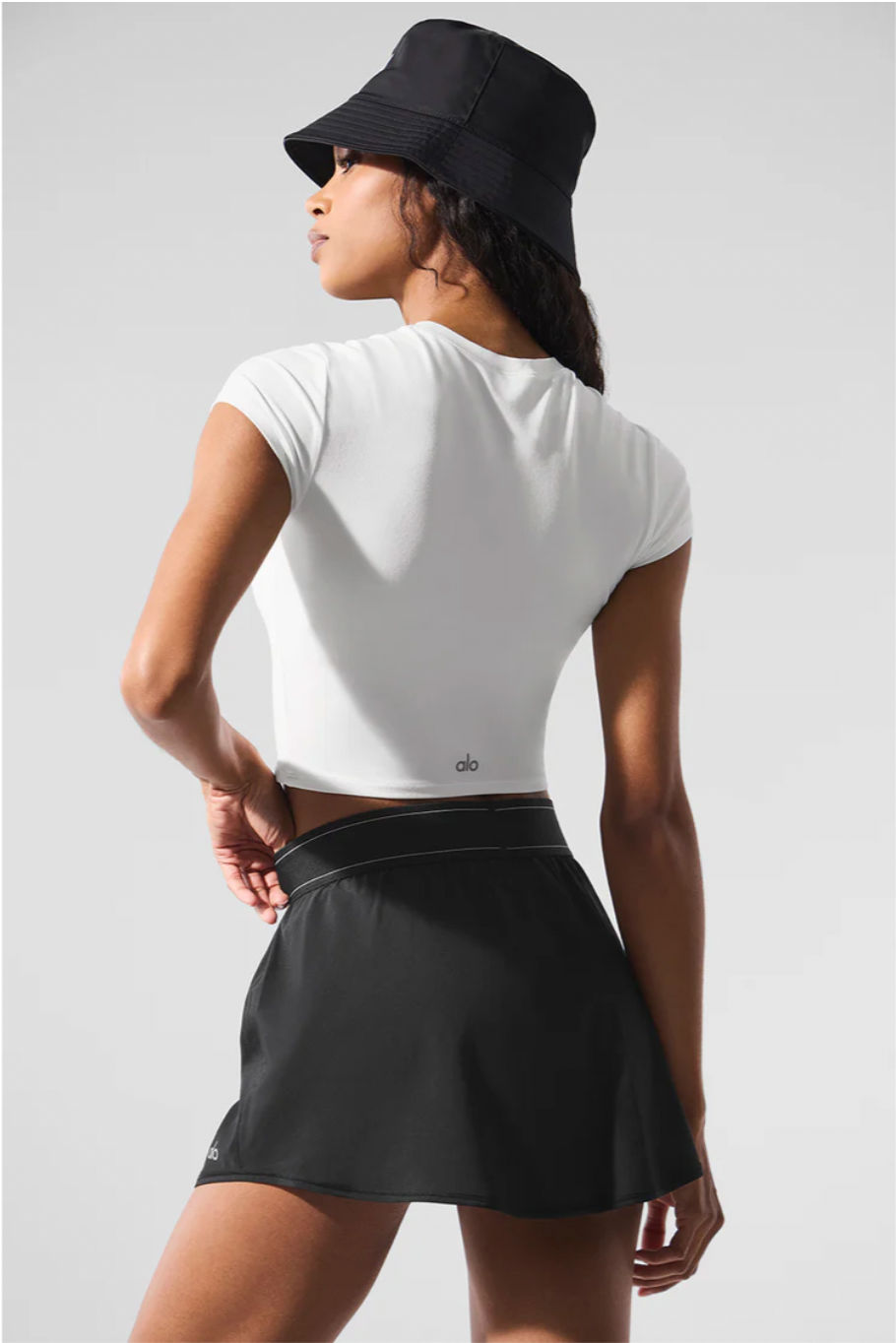 Alosoft Crop Finesse T-shirt met korte mouwen