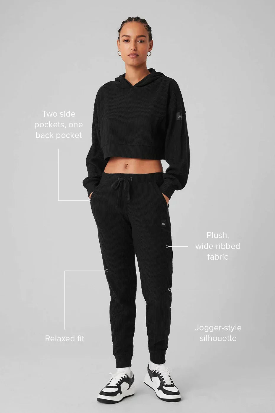 Muse joggingbroek - marineblauw