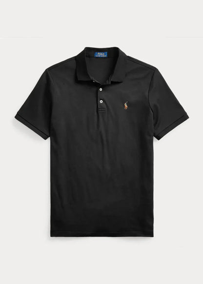 Polo Zacht Katoen Zwart