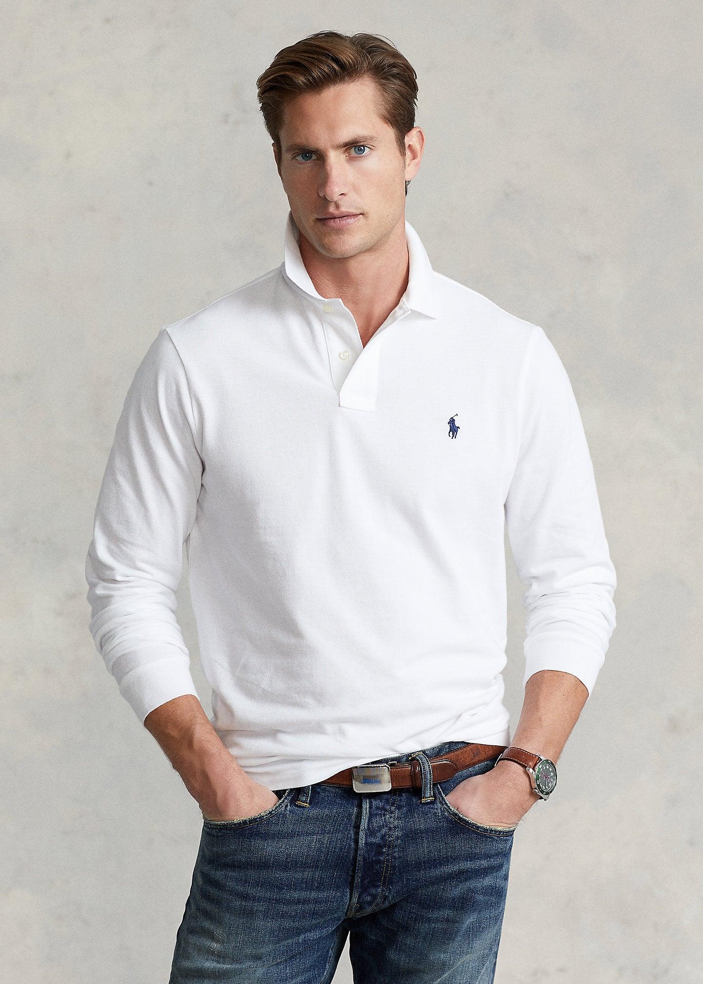 Polo Lange Mouw Wit