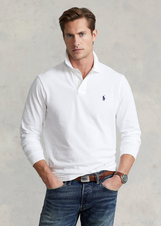 Polo Lange Mouw Wit